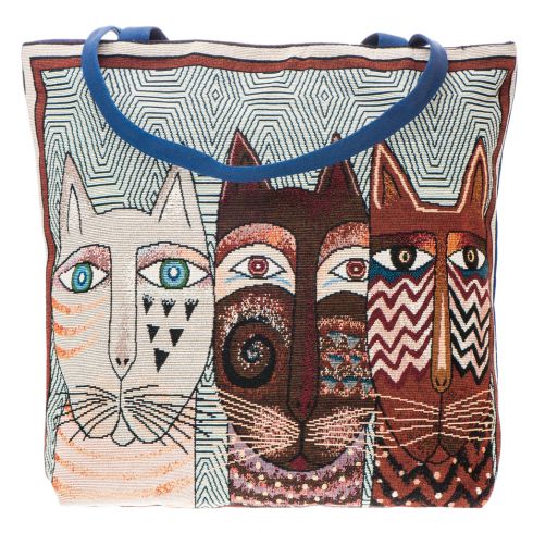 Τσάντα shopping με γάτες