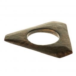 Βραχιόλι σταθερό ξύλινο(7Χ1,5cm) σε τριγωνικό σχήμα